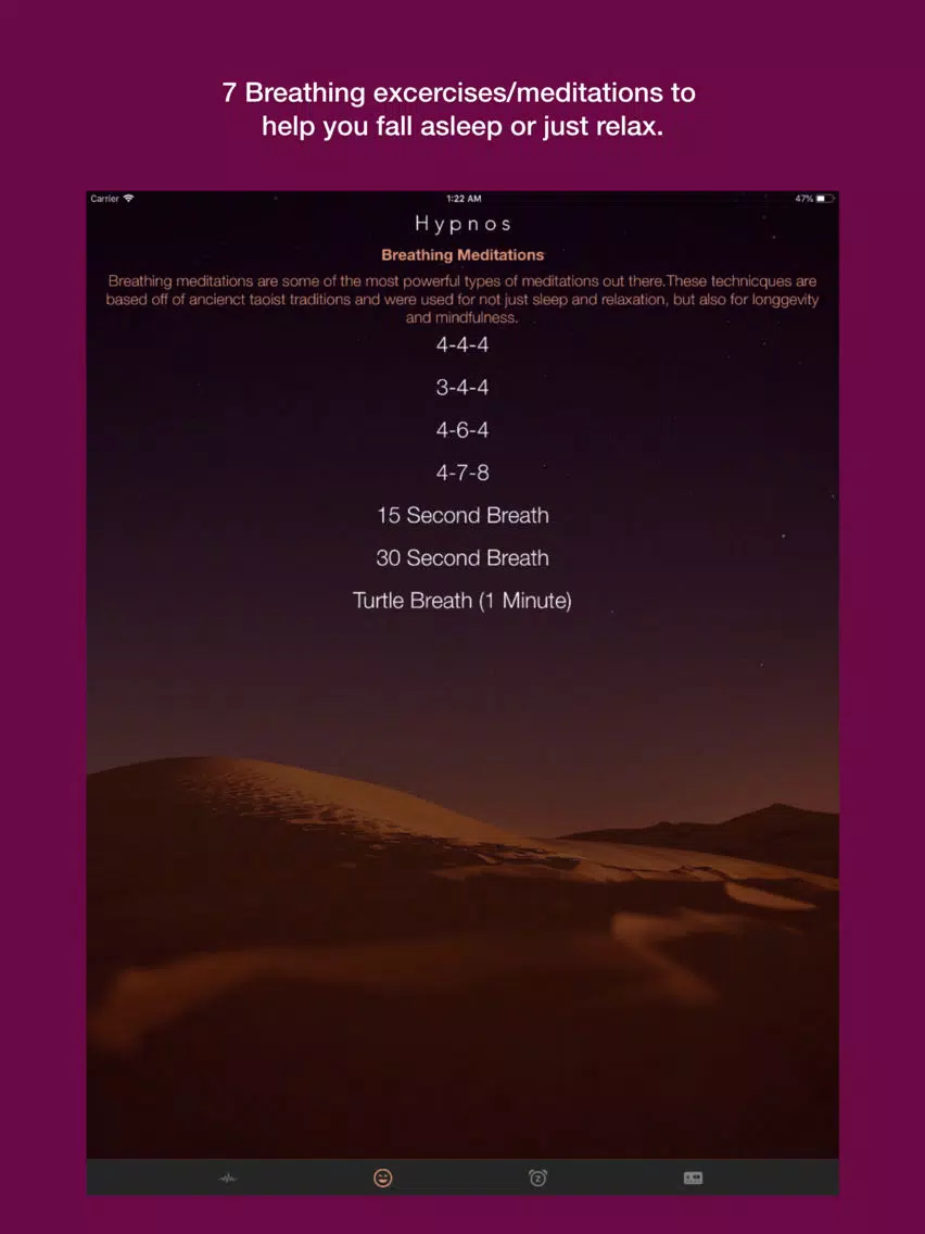 Hypnos - Noises for sleep iPad  سکرین شاٹس