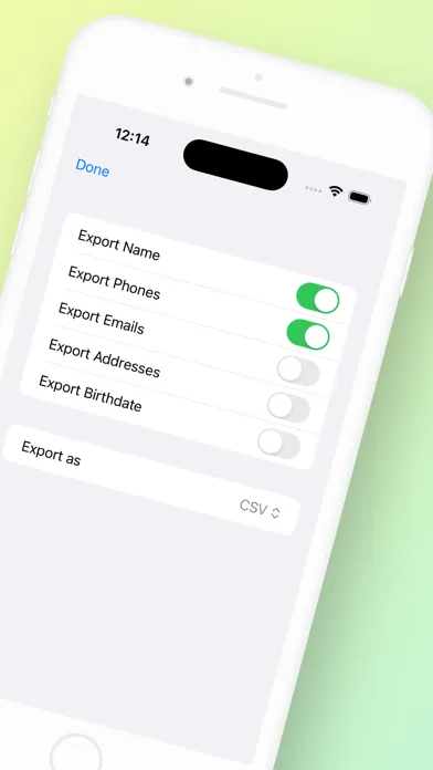 تصاویر Pro Contact Exporter+