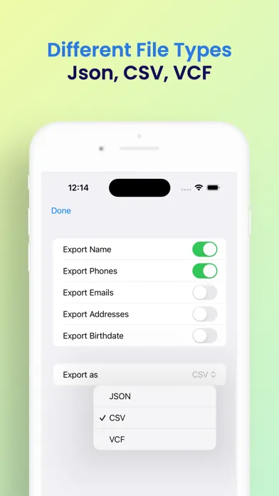 تصاویر Pro Contact Exporter+