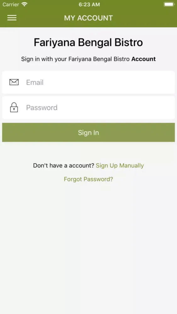 Screenshot di Fariyana Bengal Bistro