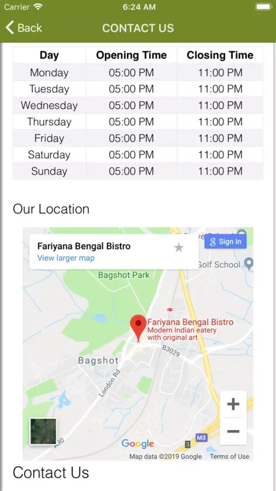 Screenshot di Fariyana Bengal Bistro