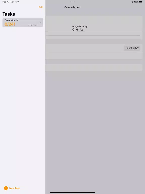 Screenshot di Today Task Manager iPad 