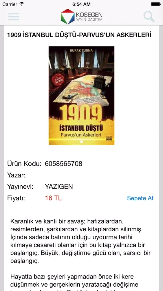 Köşegen應用截圖