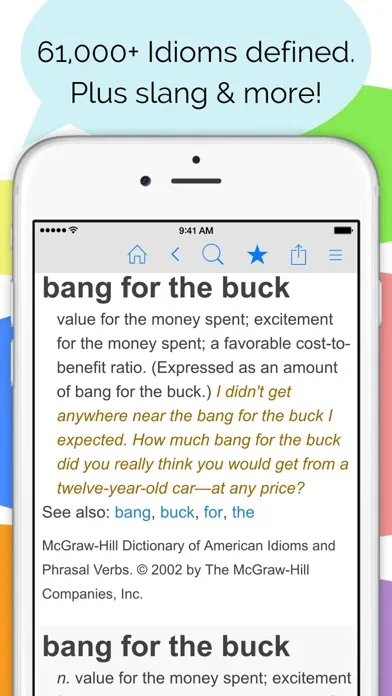 Скриншоты Idioms and Slang Dictionary