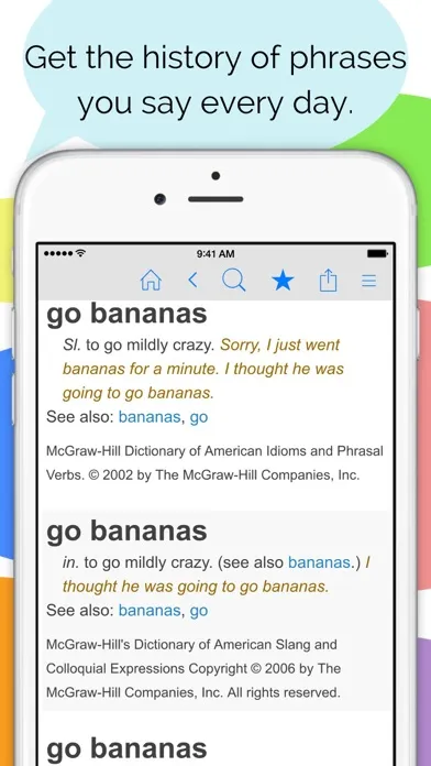 Скриншоты Idioms and Slang Dictionary