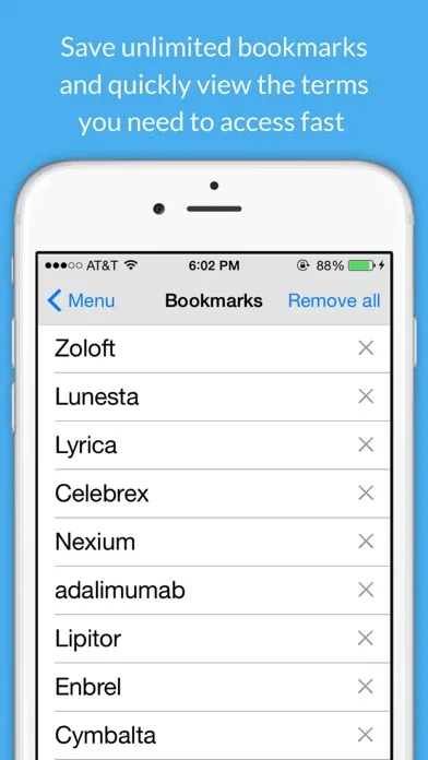 Medicine Dictionary Screenshots
