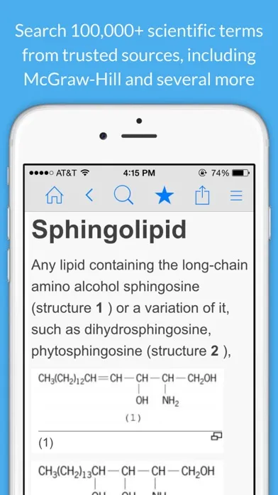 Captures d'écran de Science Dictionary by Farlex
