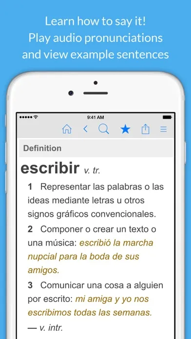 Spanish Dictionary & Thesaurus Screenshots