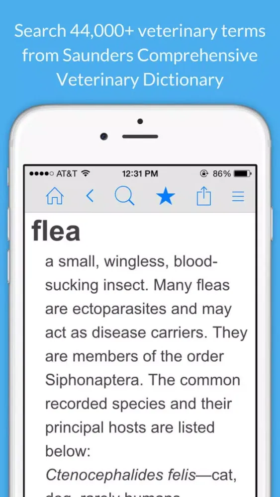 Capturas de pantalla de Veterinary Dictionary - Large & Small Animal Guide