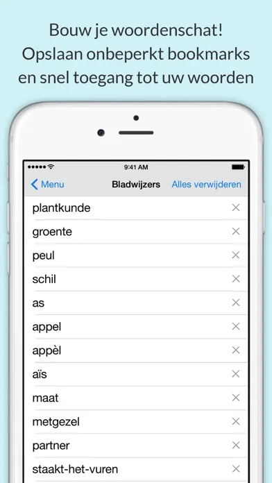 Nederlands Woordenboek. Screenshots