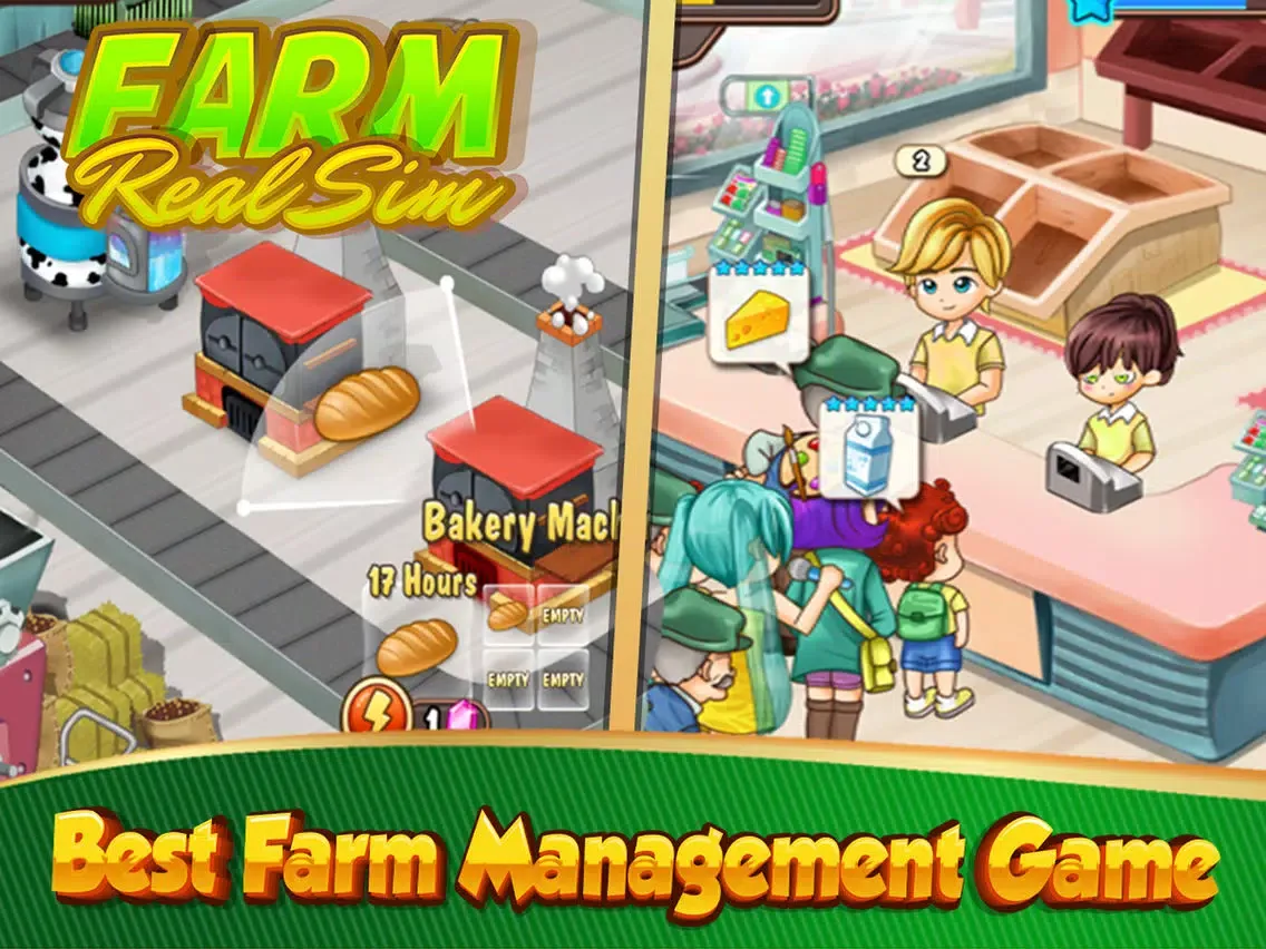 Captures d'écran de Farm Games Simulator - Country Animals Tycoon Day iPad 