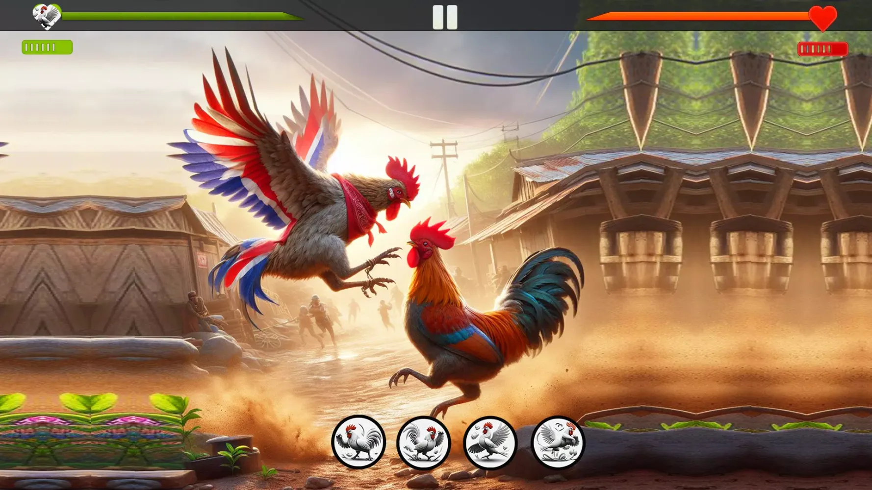 Capturas de pantalla de Farm Rooster Fighting Chicks 1