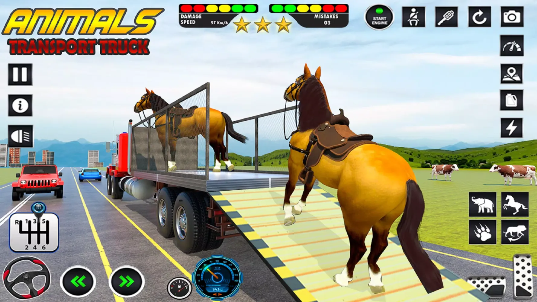Farm Animals Transport Truck應用截圖