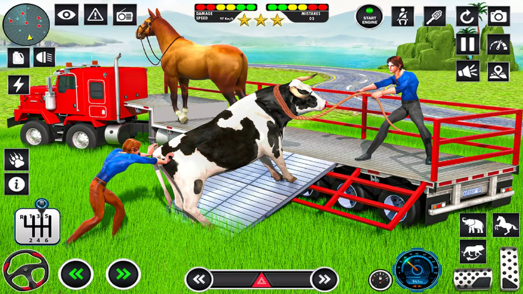 Farm Animals Transport Truck應用截圖