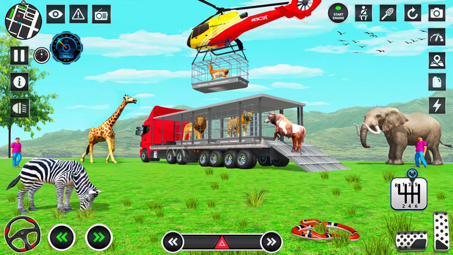 Farm Animals Transport Truck應用截圖