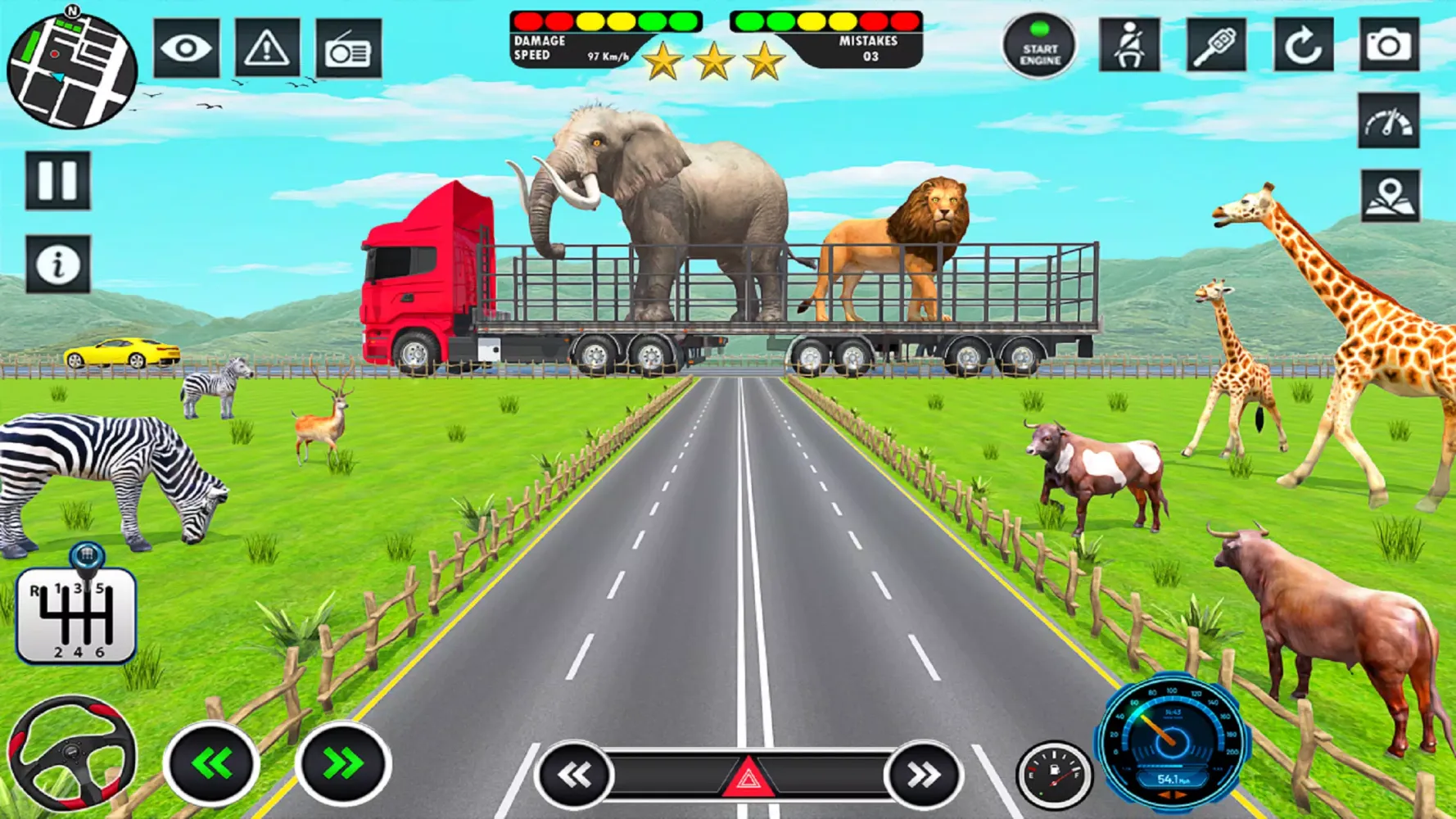 Farm Animals Transport Truck應用截圖