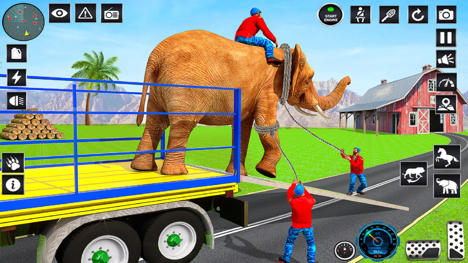 Farm Animals Transport Truck應用截圖