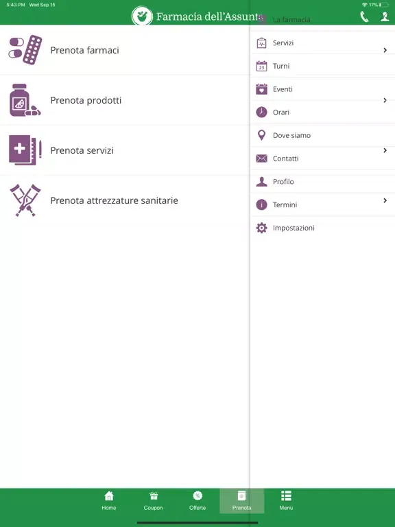 Farmacia dell'Assunta iPad  Screenshots