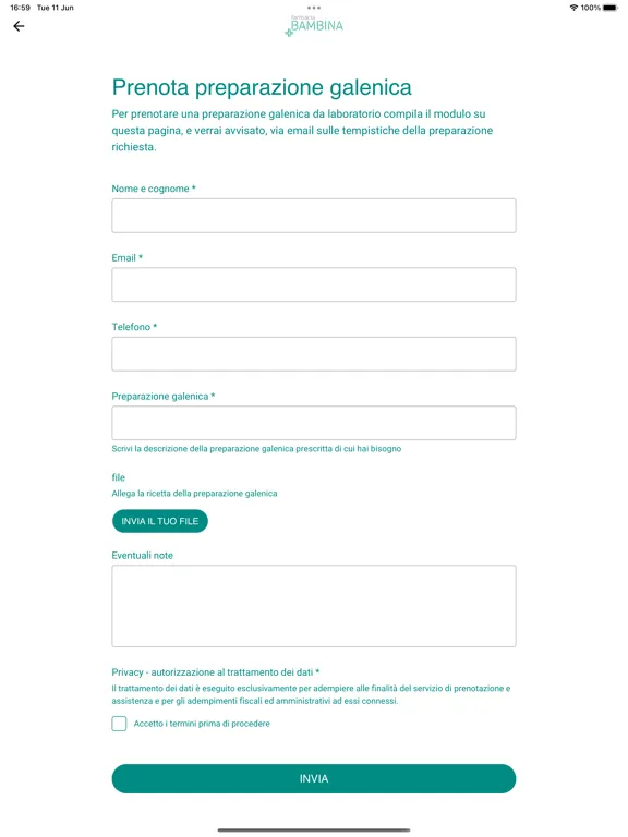 Скриншоты Farmacia Bambina iPad 