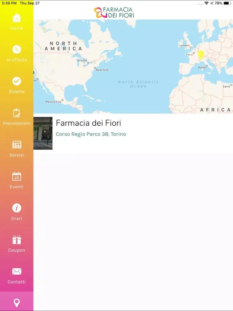 ภาพหน้าจอของ Farmacia dei Fiori iPad 