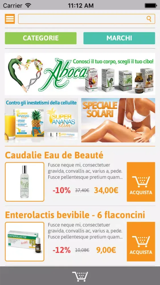 Capturas de tela do Farmacia Sky Line
