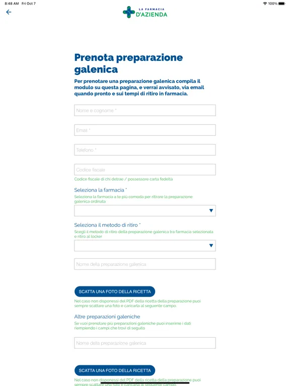 Farmacia d'azienda iPad  سکرین شاٹس