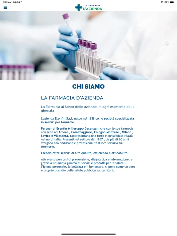 Farmacia d'azienda iPad  سکرین شاٹس
