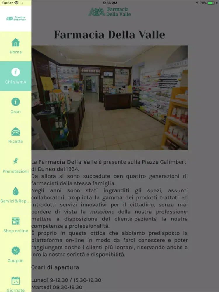 Captures d'écran de Farmacia Della Valle iPad 
