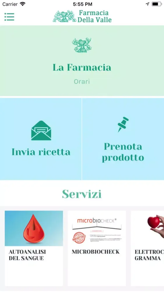 Captures d'écran de Farmacia Della Valle