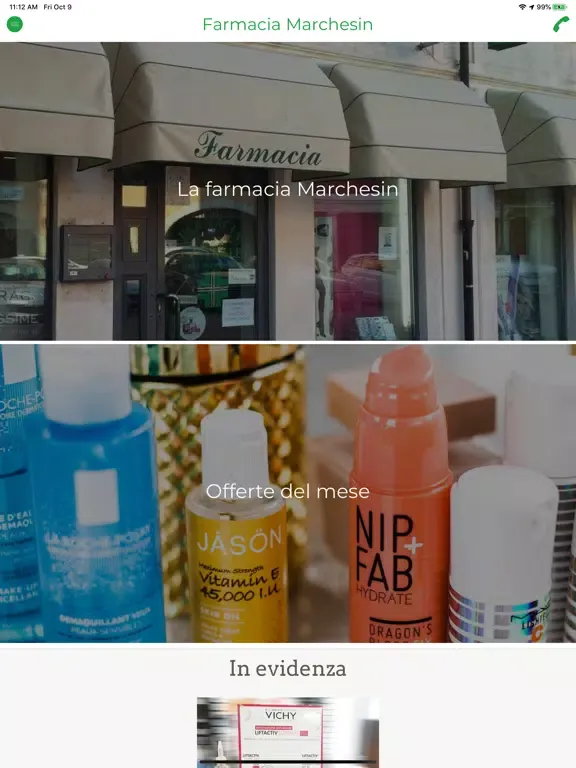Скриншоты Farmacia Centrale Marchesin iPad 
