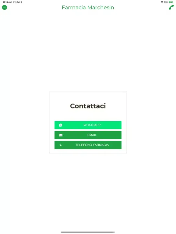 Скриншоты Farmacia Centrale Marchesin iPad 
