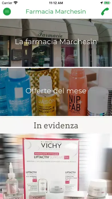 Скриншоты Farmacia Centrale Marchesin