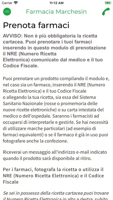 Скриншоты Farmacia Centrale Marchesin