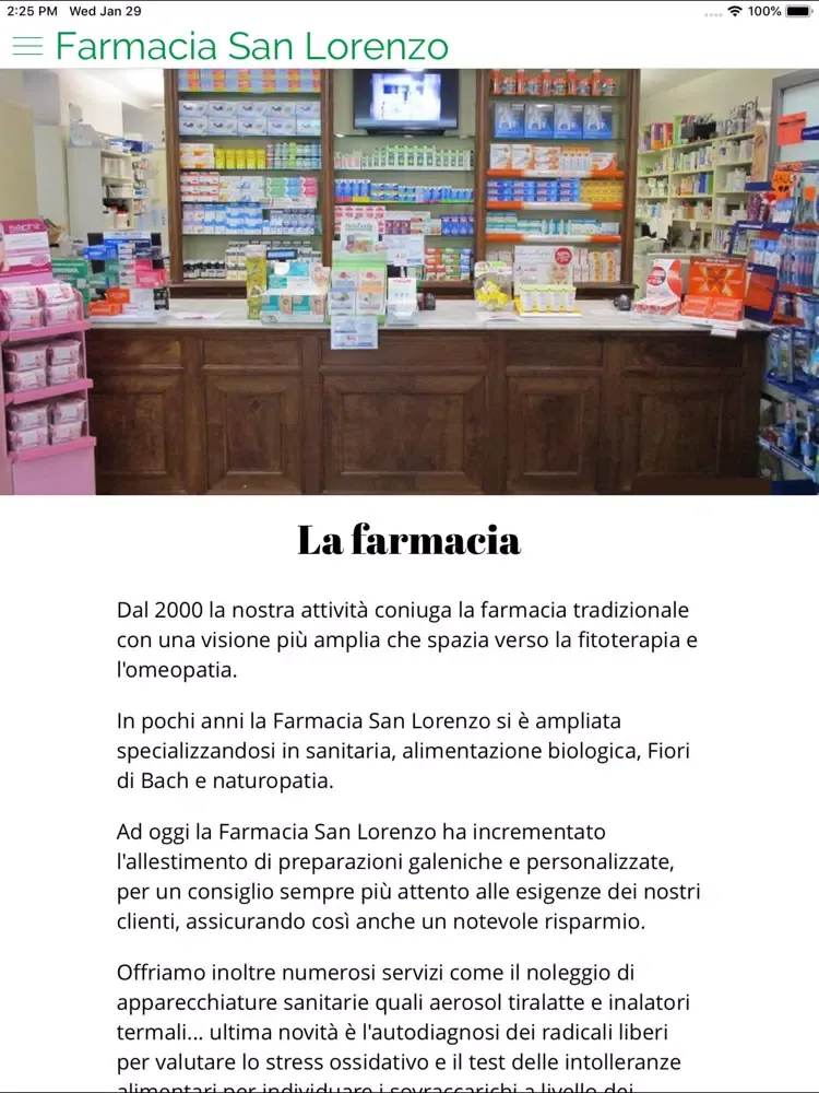 Скриншоты Farmacia San Lorenzo iPad 