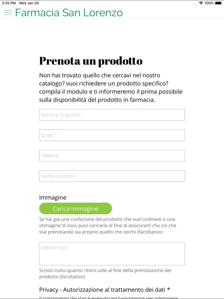 Скриншоты Farmacia San Lorenzo iPad 