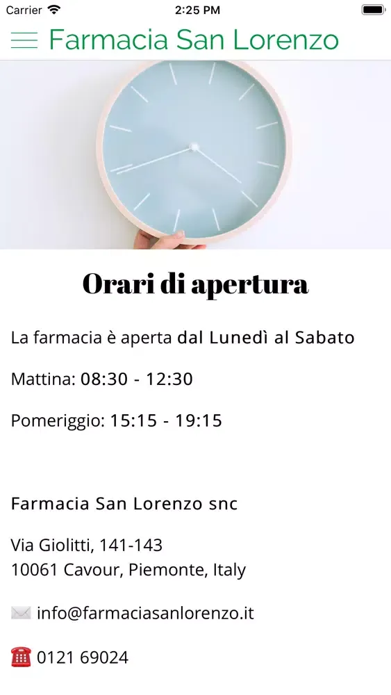 Скриншоты Farmacia San Lorenzo