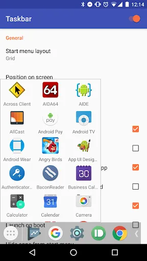 Capturas de pantalla de Taskbar (Donate Version)