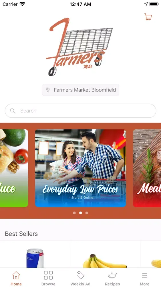 Ảnh chụp màn hình của Farmers Market Online Shopping