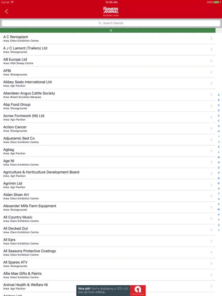 ภาพหน้าจอของ Balmoral Show iPad 