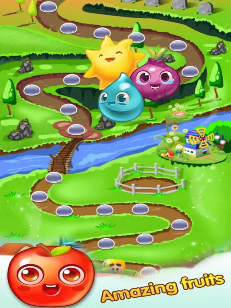 Kute Monter Fruit iPad  سکرین شاٹس