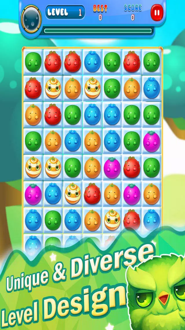 Capturas de pantalla de Sweet Monsters Fruit: Line Pop World