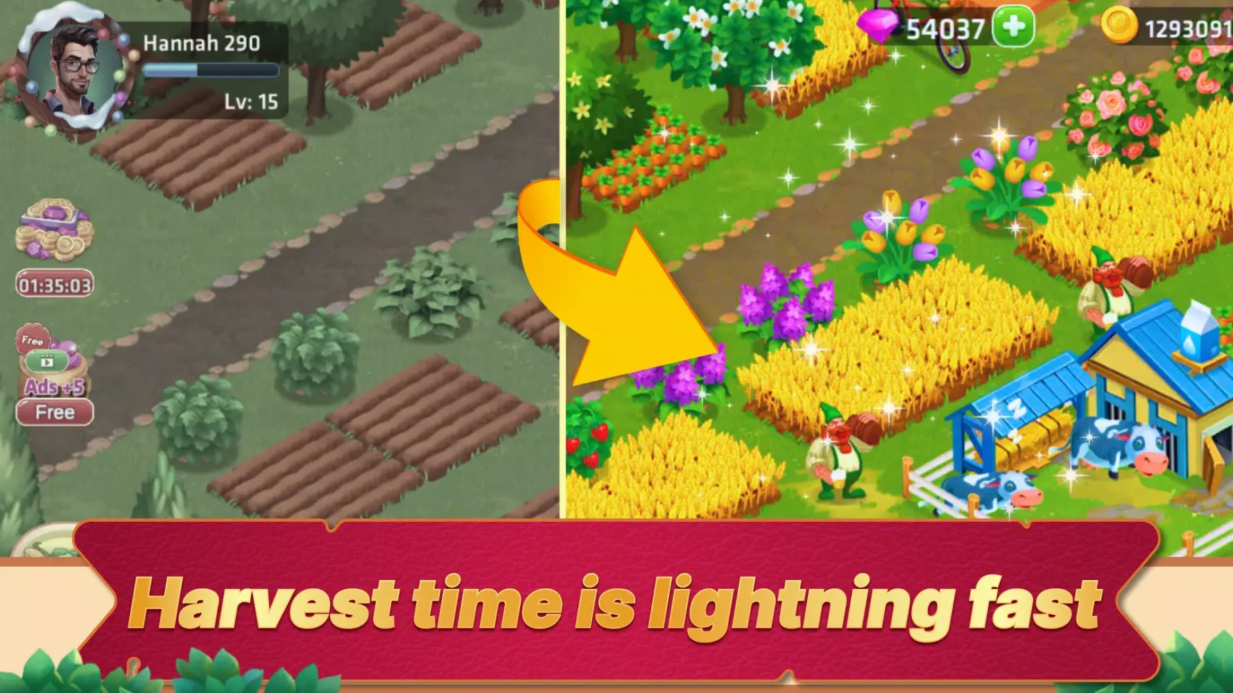 ภาพหน้าจอของ Farm Friends - Farming Games