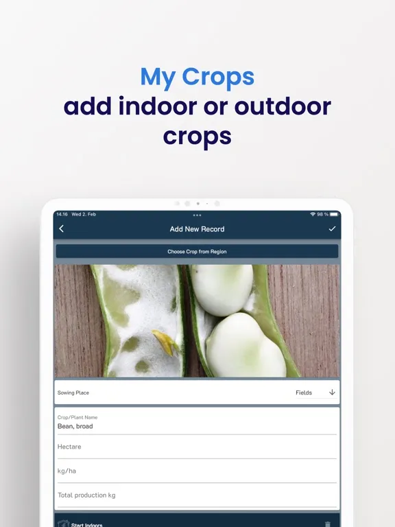 Zrzuty ekranu Crop Sowing Calendar Gardening iPad 