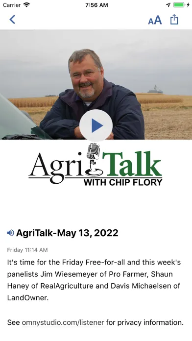 Tangkapan skrin AgriTalk