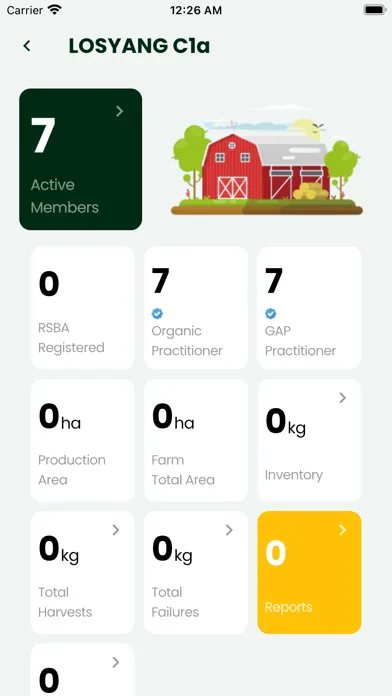 Tangkapan layar FarmKonekt Technician App