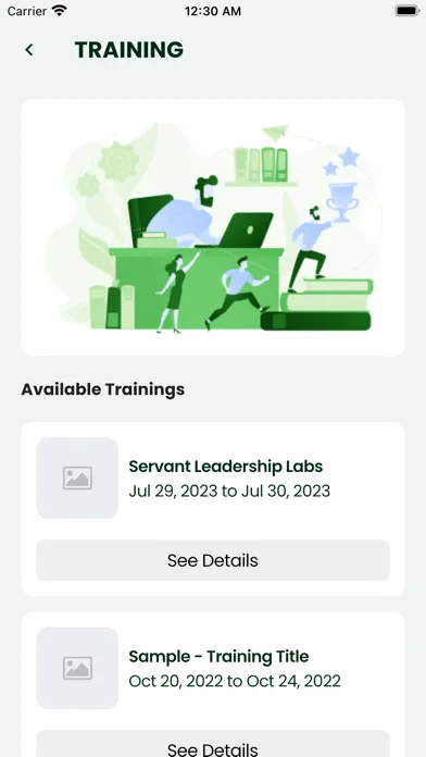 Tangkapan layar FarmKonekt Technician App