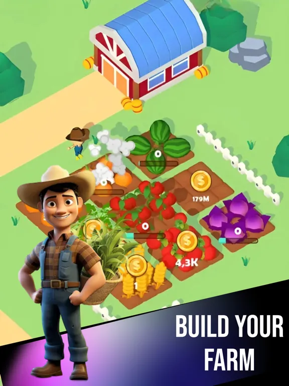 Captures d'écran de Farm Life- Idle Tycoon Games iPad 