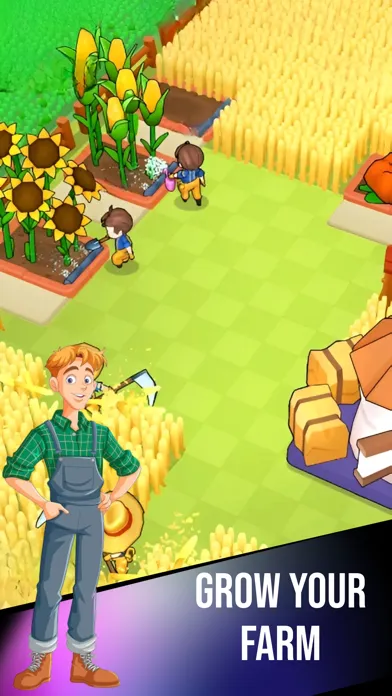 Captures d'écran de Farm Life- Idle Tycoon Games