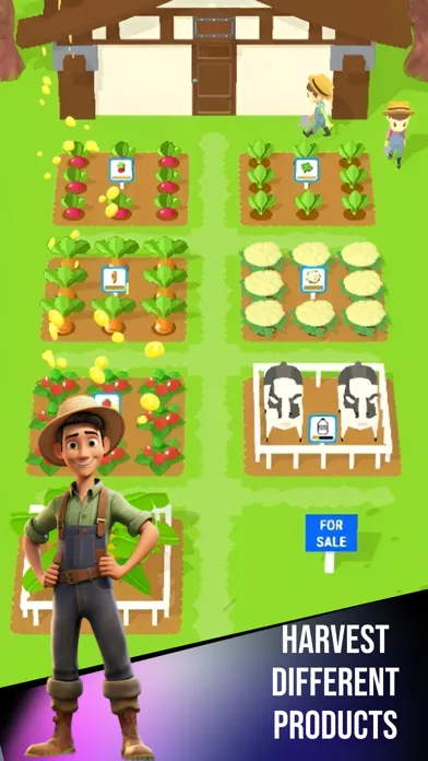 Captures d'écran de Farm Life- Idle Tycoon Games