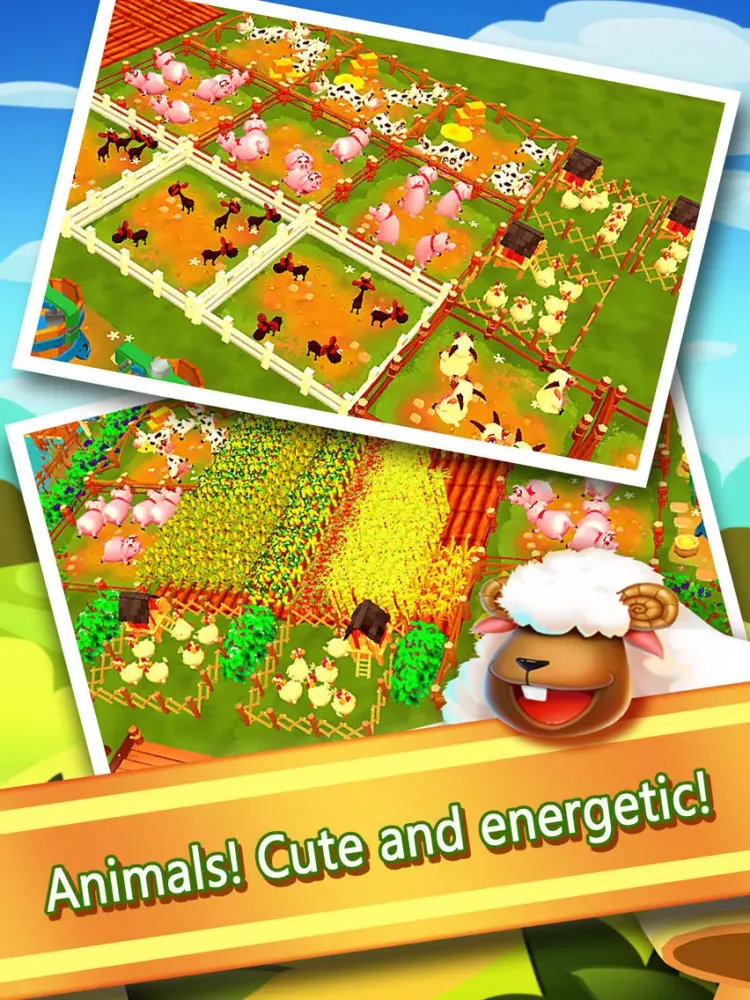 Farm Games: Barn Story 3D Life iPad  Screenshots